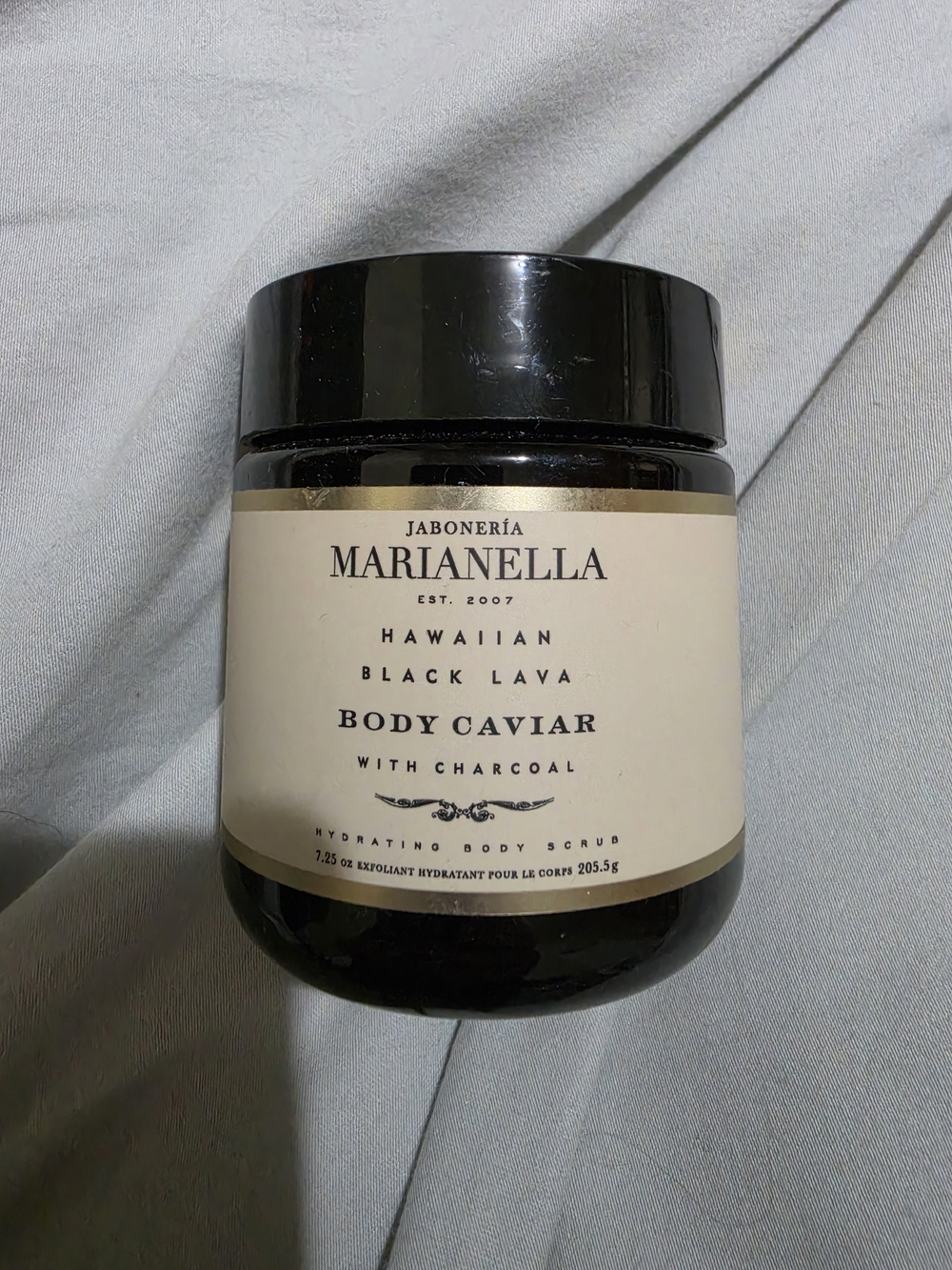Marianella Hawaiian Black Lava Body Caviar - Black Charcoal Body Scrub